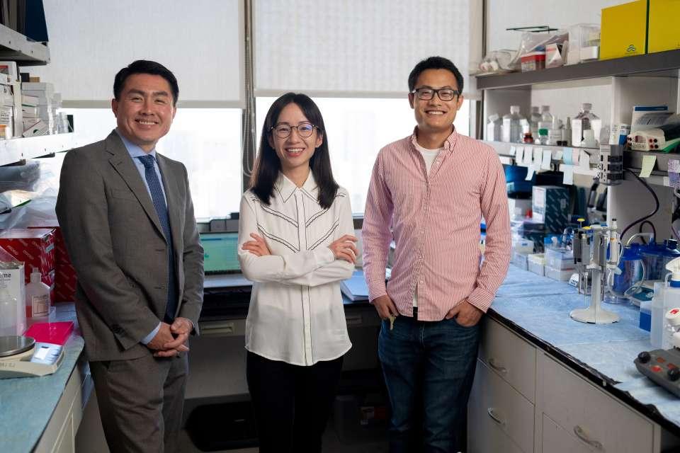 UCLA cancer reseacher Dr. Roger Lo and his lab team